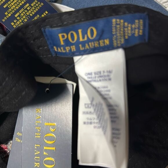 Polo Ralph Lauren black hat with bear  NEW - Picture 4 of 4